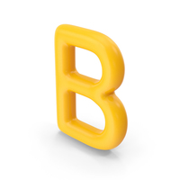 Letter B Orange PNG & PSD Images