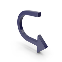 Arrow Dark Blue PNG & PSD Images