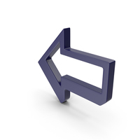 Arrow Dark Blue PNG & PSD Images