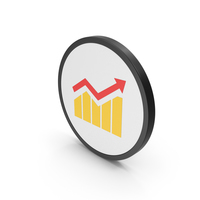 Icon Graph Yellow PNG & PSD Images