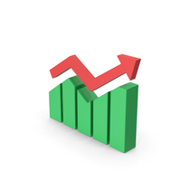 Symbol Graph Red Green PNG & PSD Images