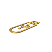 Gold Symbol USB Flash PNG & PSD Images