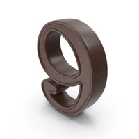 Chocolate Number 9 PNG & PSD Images