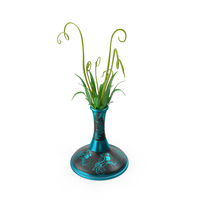 Flower Pot Vase Green Rose Bird PNG & PSD Images