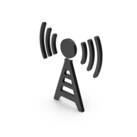 Symbol Antenna Black PNG & PSD Images