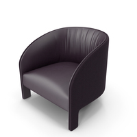 Contemporary Leather Bridge Armchair PNG & PSD Images