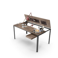 Convertible Indoor Desk Table PNG & PSD Images