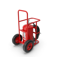 Wheeled Fire Extinguisher PNG & PSD Images