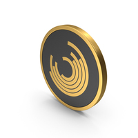 Gold Icon Circular Chart PNG & PSD Images