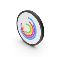 Icon Circular Chart Colored PNG & PSD Images