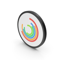 Icon Circular Chart Colored PNG & PSD Images
