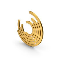 Symbol Circular Chart Gold PNG & PSD Images