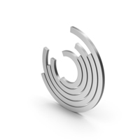 Symbol Circular Chart Silver PNG & PSD Images