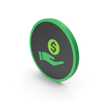 Icon Hand Money Green PNG & PSD Images