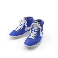 Nike Mid Blazer Blue PNG & PSD Images