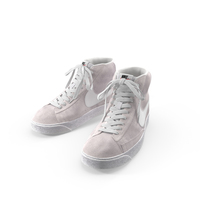Nike Mid Blazer Grey PNG & PSD Images
