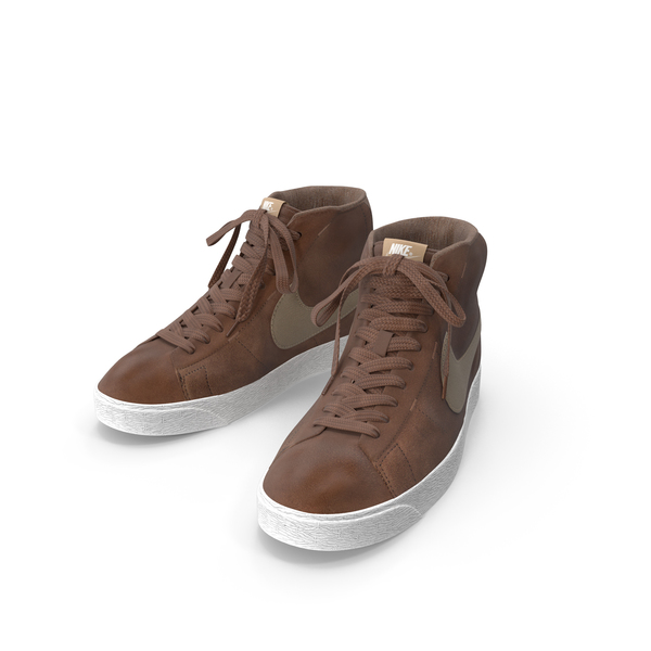 Nike Mid Blazer Brown PNG & PSD Images