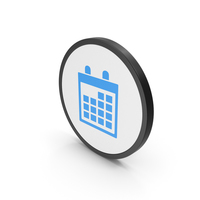 Icon Calendar Blue PNG & PSD Images