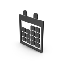 Symbol Calendar Black PNG & PSD Images