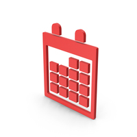 Symbol Calendar Red PNG & PSD Images