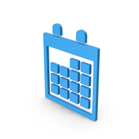 Symbol Calendar Blue PNG & PSD Images