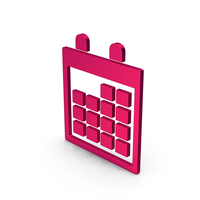Symbol Calendar Metallic PNG & PSD Images