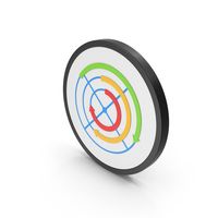Icon Circular Chart Colored PNG & PSD Images