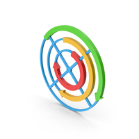 Symbol Circular Chart Colored PNG & PSD Images