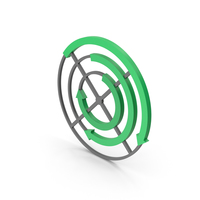 Symbol Circular Arrows Chart Green PNG & PSD Images