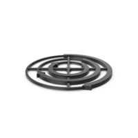 Black Circular Arrows Chart Symbol PNG & PSD Images
