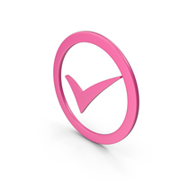 Check Mark Pink PNG & PSD Images