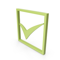 Check Mark Light Green PNG & PSD Images
