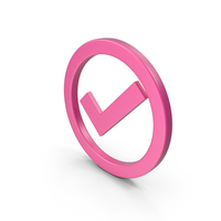 Check Mark Pink PNG & PSD Images