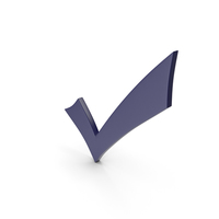 Check Mark Dark Blue PNG & PSD Images