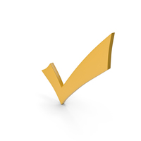 Check Mark Yellow PNG & PSD Images