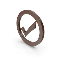 Check Mark Brown PNG & PSD Images