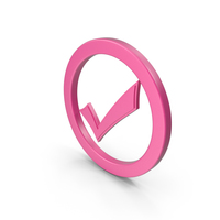 Check Mark Pink PNG & PSD Images