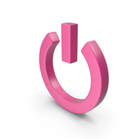 Power Icon Pink PNG & PSD Images