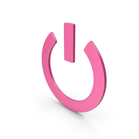 Power Icon Pink PNG & PSD Images
