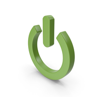Power Icon Lime Green PNG & PSD Images