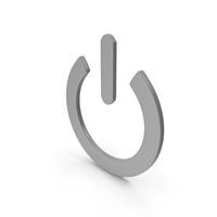 Power Icon Grey PNG & PSD Images