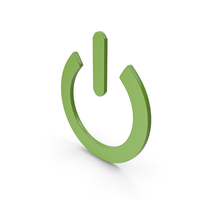 Power Icon Lime Green PNG & PSD Images