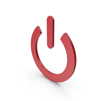 Power Icon Red PNG & PSD Images
