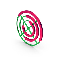 Circular Arrows Chart Metallic PNG & PSD Images