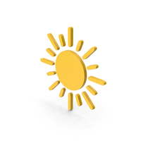 Symbol Sun Yellow PNG & PSD Images