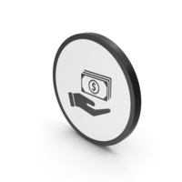Icon Banknotes In Hand PNG & PSD Images