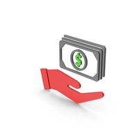 Symbol Banknotes In Hand PNG & PSD Images