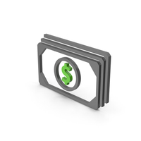 Symbol Banknotes Green Gray PNG & PSD Images