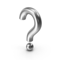 Question Mark Silver PNG & PSD Images