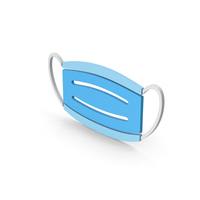 Symbol Virus Mask Blue PNG & PSD Images